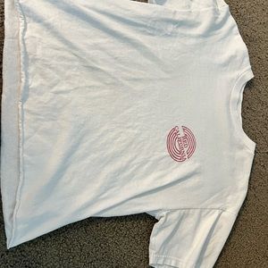 red california cropped tee